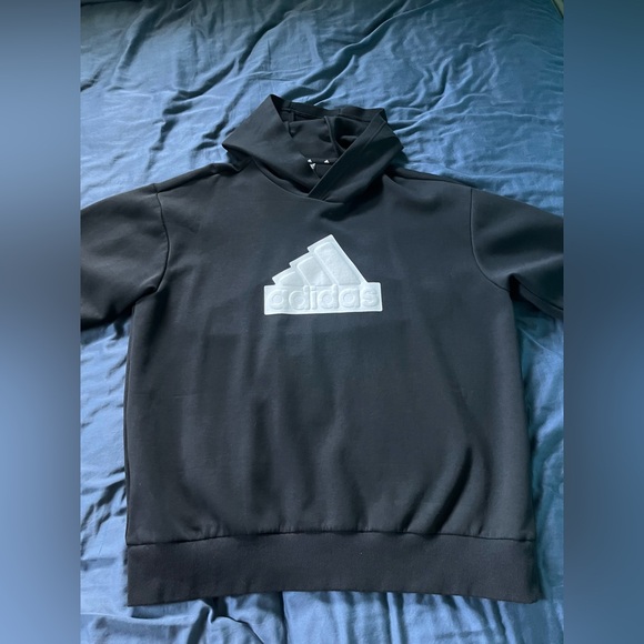 ADIDAS HOODIE- STYLISH BLACK, LIKE NEW, XL - Picture 1 of 5